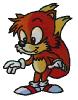 Tails standing