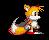 Animated GIF blinking tails